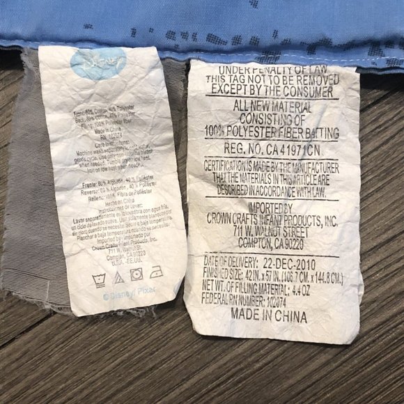 Disney Toy Story In 3-D Buzz Lightyear Woody Rex Comforter Blanket 40 x 53.5” - Picture 7 of 12